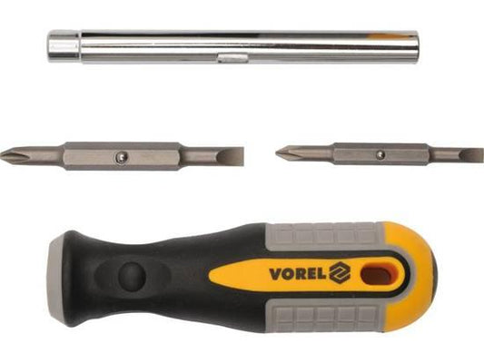 SET ȘURUBELNIȚĂ CU CAPĂT DUBLU 4 BUC 64654 - magazinsculeonline - Vorel