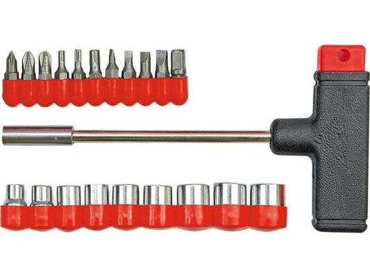 SET ȘURUBELNIȚĂ TIP "T" - 20 PIESE 65100 - magazinsculeonline - Vorel