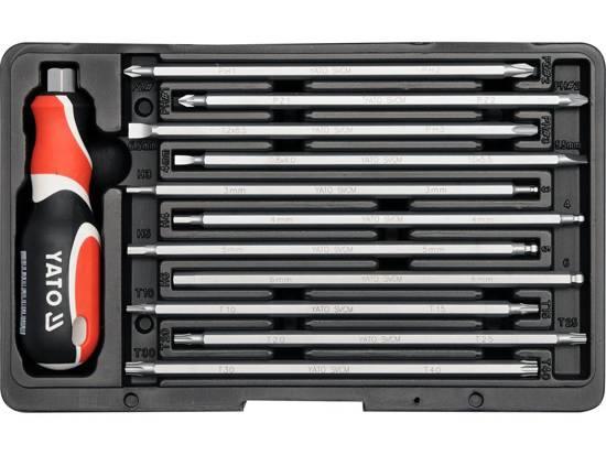 SET ȘURUBELNIȚE CU CAPĂT DUBLU, 12 BUC YT-2797 - magazinsculeonline - Yato