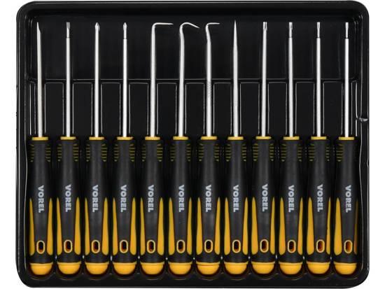 SET ȘURUBELNIȚE PRECIZIE, 12 PIESE 64555 - magazinsculeonline - Vorel