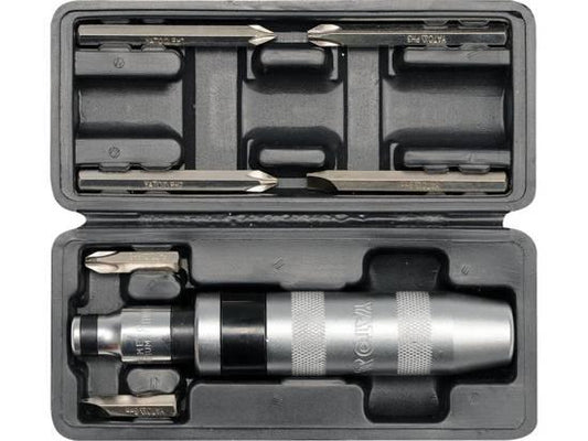 ȘURUBELNIȚĂ METALICĂ CU PERCUTOR, 7 BUC YT-2802 - magazinsculeonline - Yato