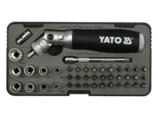 TRUSĂ ȘURUBELNIȚE, 42 PIESE YT-2806 - magazinsculeonline - Yato