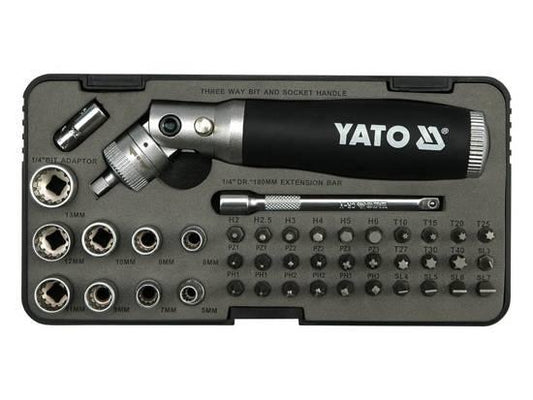 TRUSĂ ȘURUBELNIȚE, 42 PIESE YT-2806 - magazinsculeonline - Yato