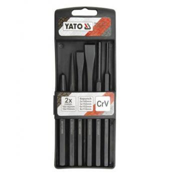Set 6 dălți și punctatoare CrV - magazinsculeonline - Yato